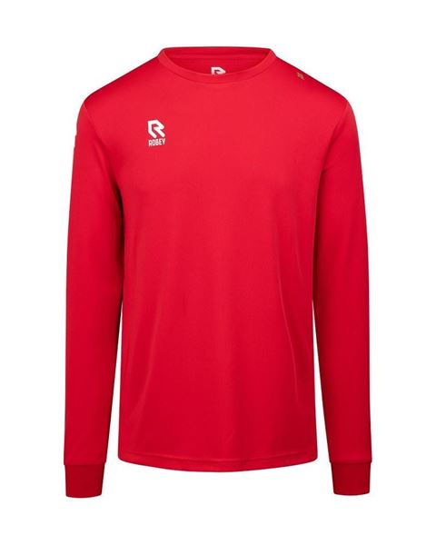 Robey - Crossbar Voetbalshirt - Rood (Lange Mouwen)