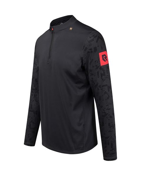 Robey - Progress Half-Zip Gym Training Sweater - Donkergrijs