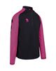 Robey - Performance Half-Zip Training Sweater - Zwart/ Roze