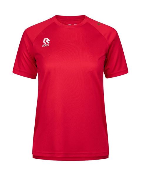 Robey Tennis Club Dames T-Shirt - Rood
