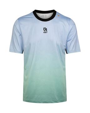 Robey - Tennis Smash T-Shirt - Lichtblauw/Groen