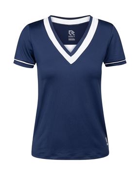 Robey Tennis Match Dames T-Shirt - Navy
