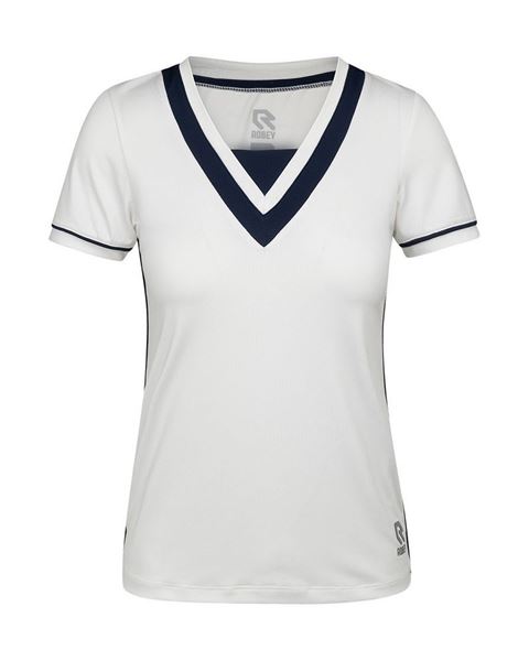 Robey Tennis Match Dames T-Shirt - Wit