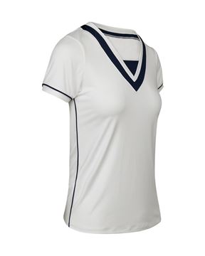 Robey Tennis Match Dames T-Shirt - Wit