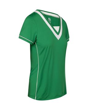 Robey Tennis Match Dames T-Shirt - Groen