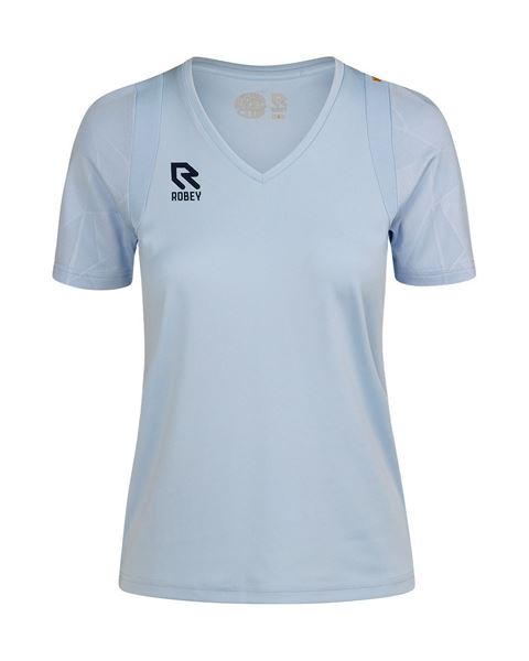 Robey Smash Dames T-Shirt - Lichtblauw