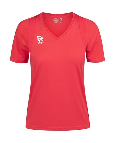Robey Dames Tennis Smash T-Shirt - Rood