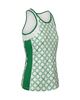 Robey Dames Dropshot Singlet - Wit-Groen