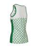 Robey Dames Dropshot Singlet - Wit-Groen