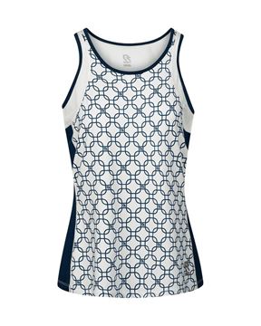 Robey Tennis Dropshop Singlet - Wit-Navy